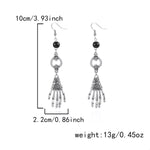 Halloween Skeleton Hand Drop Earrings