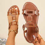 Open Toe Flats Sandals