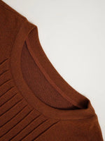 Round Neck Lantern Sleeve Top