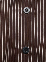 Striped Button-Up Bodysuit