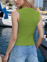 Button Down V-Neck Sweater Vest