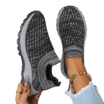Round Toe Mesh Slip-Ons