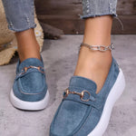 Round Toe Slip-Ons