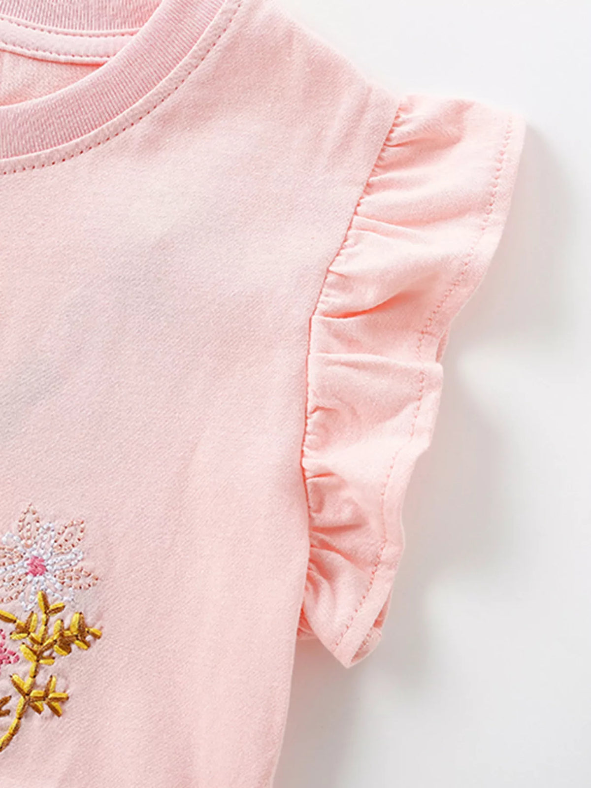 Children's Unicorn Ruffle Sleeve Dress