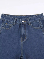 Side Distressed Jeans