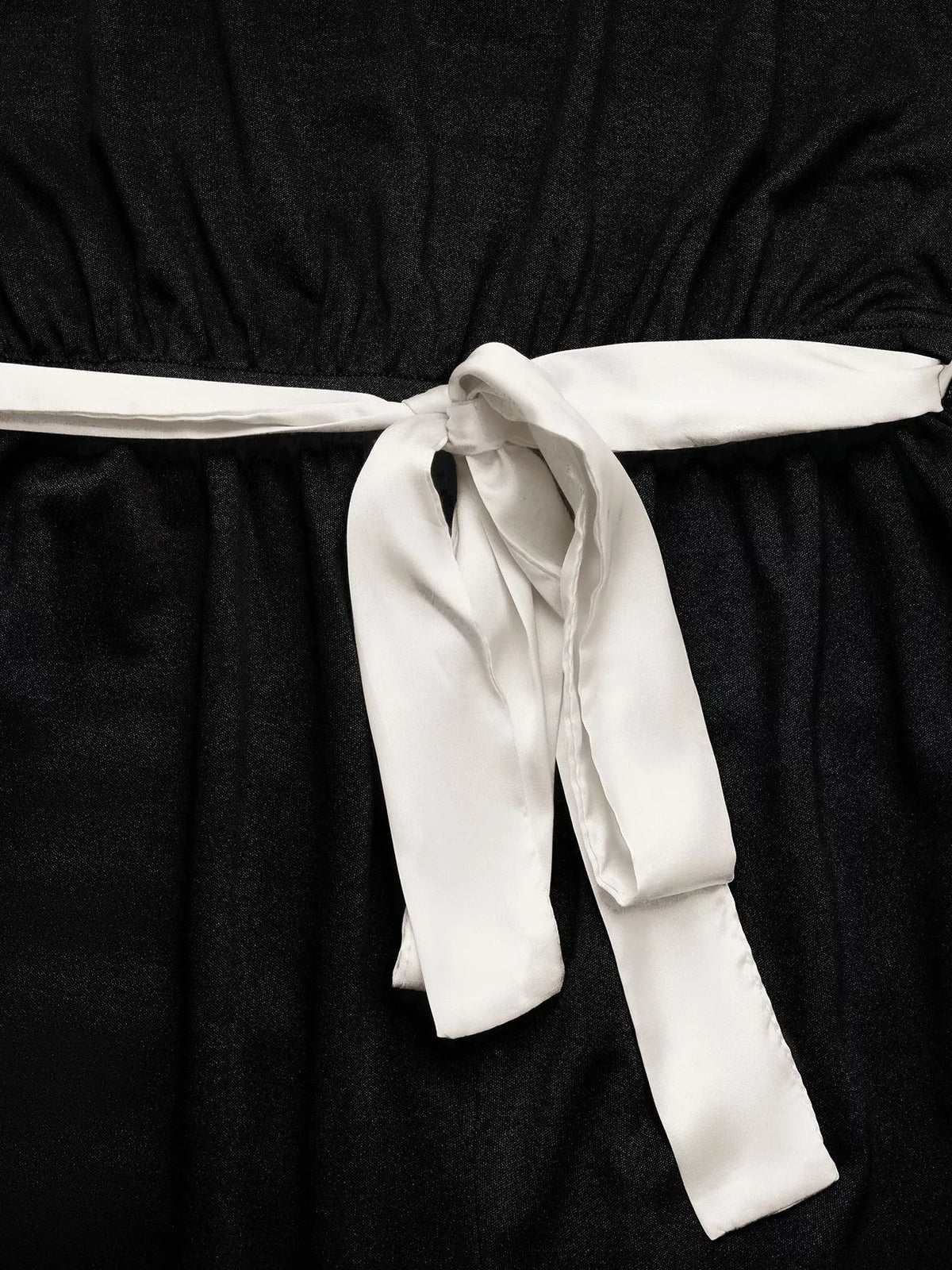 One-Shoulder Bowknot Wide Leg Jumpsuit