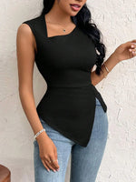 Slit Asymmetrical Tank Top