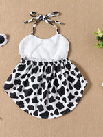 Children's Halter Neck Cami and Denim Shorts Set