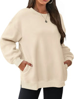 Oversized Long Sleeve Crewneck Sweatshirt
