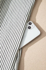 Striped Ruffle Button Front Maxi Dress