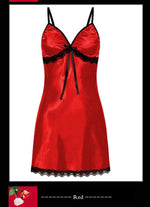 Women Sexy Sleepwear Silk Satin Nightwear Slip Dress Sleeveless Pajamas Nightgown Plus Size Nightwear Comfortable