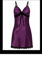 Women sexy pajamas large size lace suspender nightgown sleeveless pajamas V-neck pajamas multi-color optional nightgown