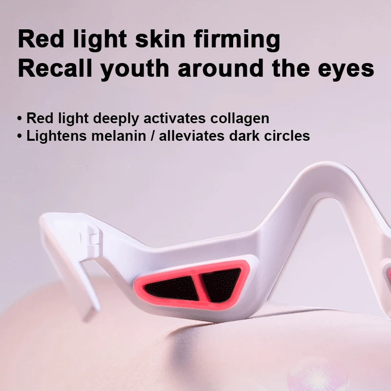 Portable Professional 3D Eye Massager for Adults with 4 Therapy Modes Rechargeable Battery Skin Brightening Eye Care Device