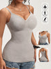 Women's Long Camisole No Pads, Adjustable Strap Slimming Tank Top, Breathable Soft Basic Vest for Layering & Outerwear