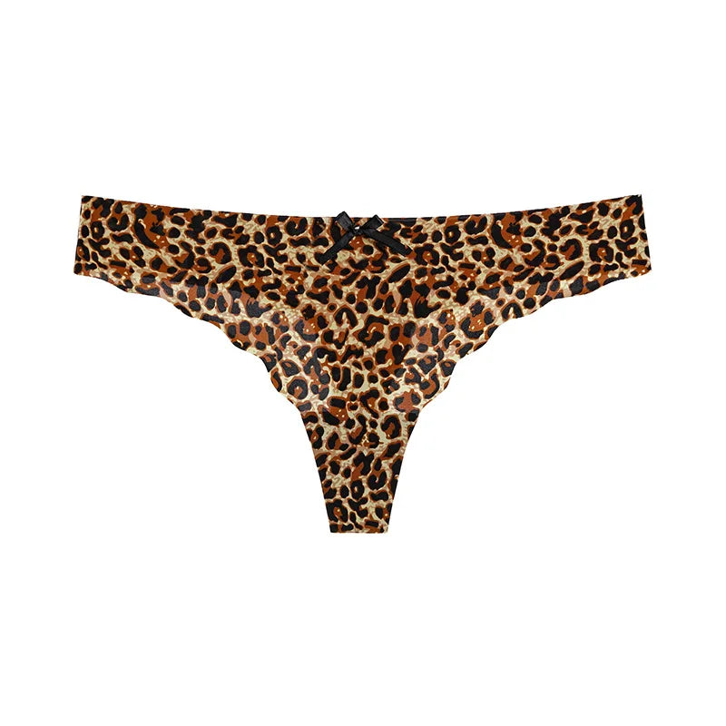 Bow Seamless Thong Women Low Waist Panties Sexy Underwear Ladies Briefs Lingere Panty Underware Comfortable Lingerie Thongs