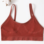 Women Sports Bra Tube Top Push-Up Bra Padded Crop Top Seamless Underwear Female Streetwear Tank Tops Removable Pads Camisole