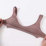 Seamless Bras For Women Push Up Bra V-Neck Bra Tops Female Non-wire Brassiere Sports Underwear Backless Sexy Lingerie S-XL