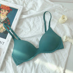 Backless Push-Up Bras For Women Seamless Underwear Sexy Lingerie 3/4 Cup Bralettes Wireless Brassiere Comfort T-Shirt Bra