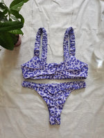 Sexy Micro Bikini 2026 Women Orange Leopard Push Up Padded Thong Swimsuit Female Cut Out Bathing Suit Swimwear Trajes De Baño