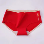 1 Pack Seamless Panties for Women Comfort Underwear Low-Rise Lingerie Ladies Cotton Crotch Briefs M-XL