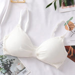 Push-Up Bras for Women Sexy Adjustable Straps Brassiere Wire Free Bra Seamless Underwear Solid Color Lingerie One Size