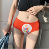 Original Printing Women Underwear Sexy Peach Hip Panties Breathable Seamless Female Briefs Erotic Lingerie