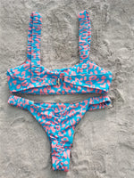 Sexy Micro Bikini 2026 Women Orange Leopard Push Up Padded Thong Swimsuit Female Cut Out Bathing Suit Swimwear Trajes De Baño