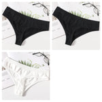 3Pcs/Set Thongs Women's G-String Sexy Female Seamless Underwear Breathable Panties Soft Sexy Lingerie Comfort Intimate