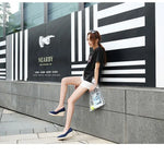 Suede princess women wedge shoes pointed toe pumps high heels platform Mary Jane office lady pumps party espadrilles cute shoesb