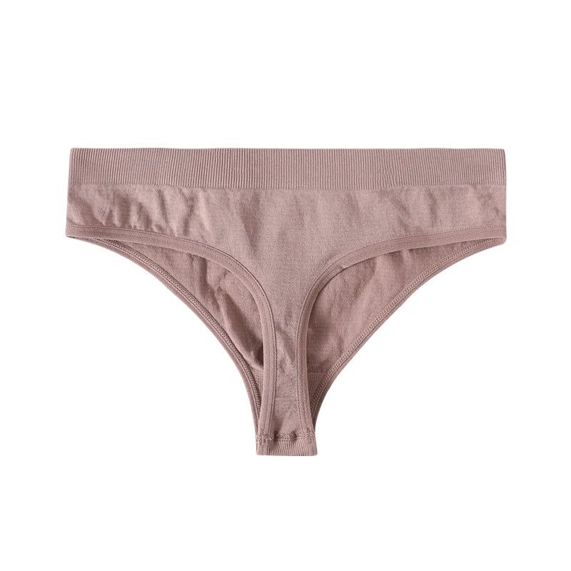 3Pcs/Set Thongs Women's G-String Sexy Female Seamless Underwear Breathable Panties Soft Sexy Lingerie Comfort Intimate
