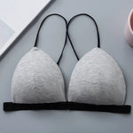 Front Closure Bra Wireless Bras For Women Sexy Lingerie Deep V Bralette Brassiere Seamless Underwear Soft Padded Intimates