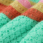 Women Summer Crop Tops Splicing Crochet Square Neck Long Sleeves Knitted T-shirt Tops 2021 Streetwear for Girls Green