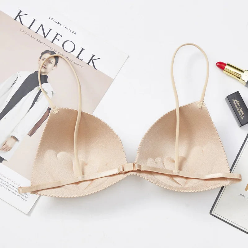 Push Up Bras For Women Seamless Bra Backless Bralette Push Up Lingerie Wireless Female Intimates Comfort Underwear Brassiere