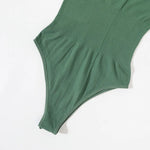 Women Seamless Jumpsuits Tummy Control Shapewear Pants Female Bodysuit Slimming Underwear U Back Tops Sexy Thongs Bodyshaper