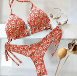 2022 Bikini Set Women Swimwear Push Up Swimsuit Bottom Print Brazilian Biquini Bathing Suit Swim Wear Beach