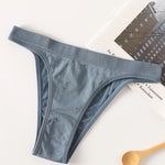 2PCS/Set Seamless Women Brazilian Panties Female Underpants High Leg Cut Underwear Sexy Lingerie Bikini Sports Briefs M-L