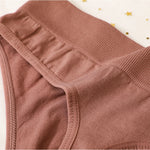 Seamless Women Lingerie Set Rib Bralette Sports Crop Top High Waist Briefs Panties Light Support Bra Sexy Underwear Set