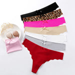 Bow Seamless Thong Women Low Waist Panties Sexy Underwear Ladies Briefs Lingere Panty Underware Comfortable Lingerie Thongs
