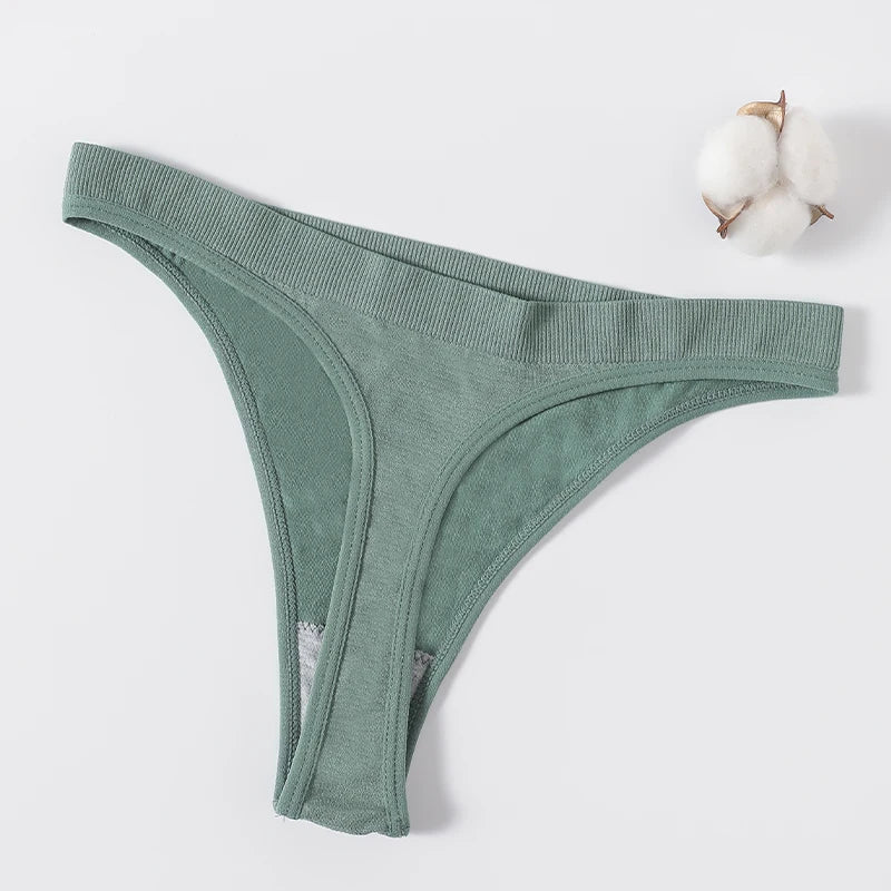 3Pcs/Set Women Brazilian Panties High Rise G-string Thongs Female Underpants Sexy Lingerie Sports Seamless Underwear M-XL T-Back