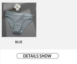 FINETOO 3PCS/Set Women's Underwear Cotton Panty Sexy Panties Female Underpants Solid Color Panty Intimates Women Lingerie M-2XL