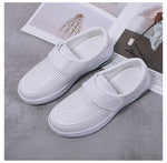 Platform White Shoes Women Casual Comfortable Light Nurse Work Shoes Fashion Slip on Non-slip Loafers Chaussure Femme