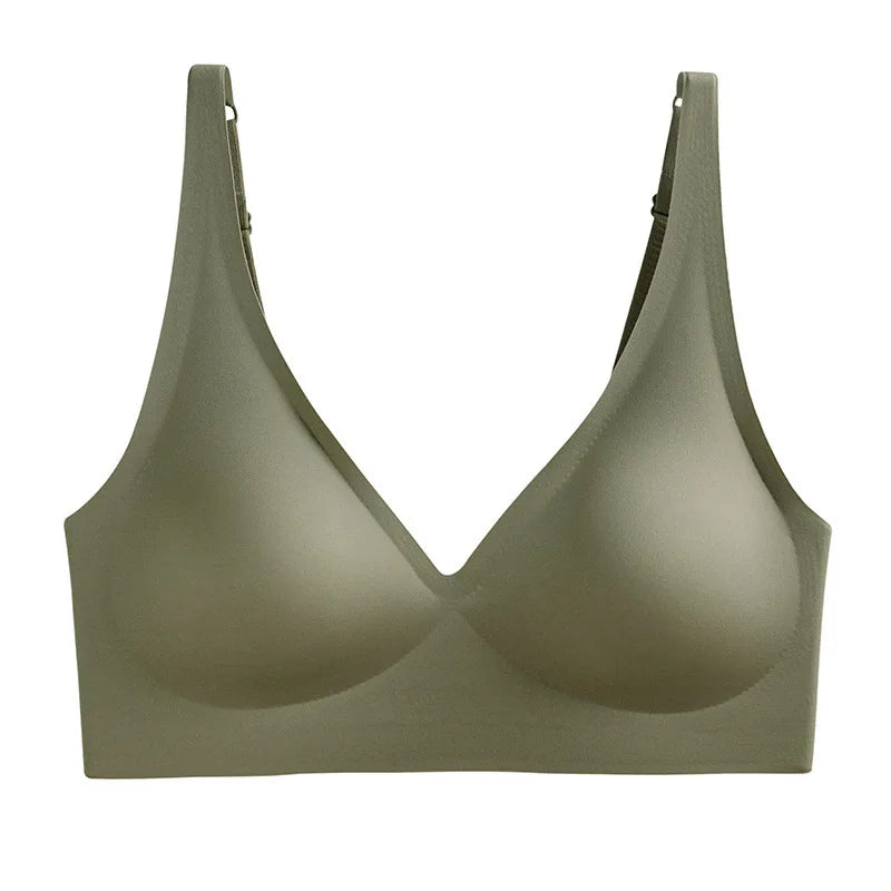 No Show Bras For Women Push-Up Bra Wire Free Brassiere Sexy Lingerie Padded Underwear Plus Size Sleepwear Bra Intimates S-3XL