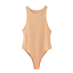 summer solid sexy bodycon women bodysuits female 8 color green slim casualbodysuit chic lady club short playsuits femme