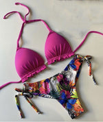 2022 Bikini Set Women Swimwear Push Up Swimsuit Bottom Print Brazilian Biquini Bathing Suit Swim Wear Beach