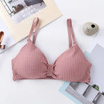 Wire Free Bras For Women Push-Up Bra Sexy Lingerie Padded Bra Top Seamless Underwear Solid Color Brassiere Intimates