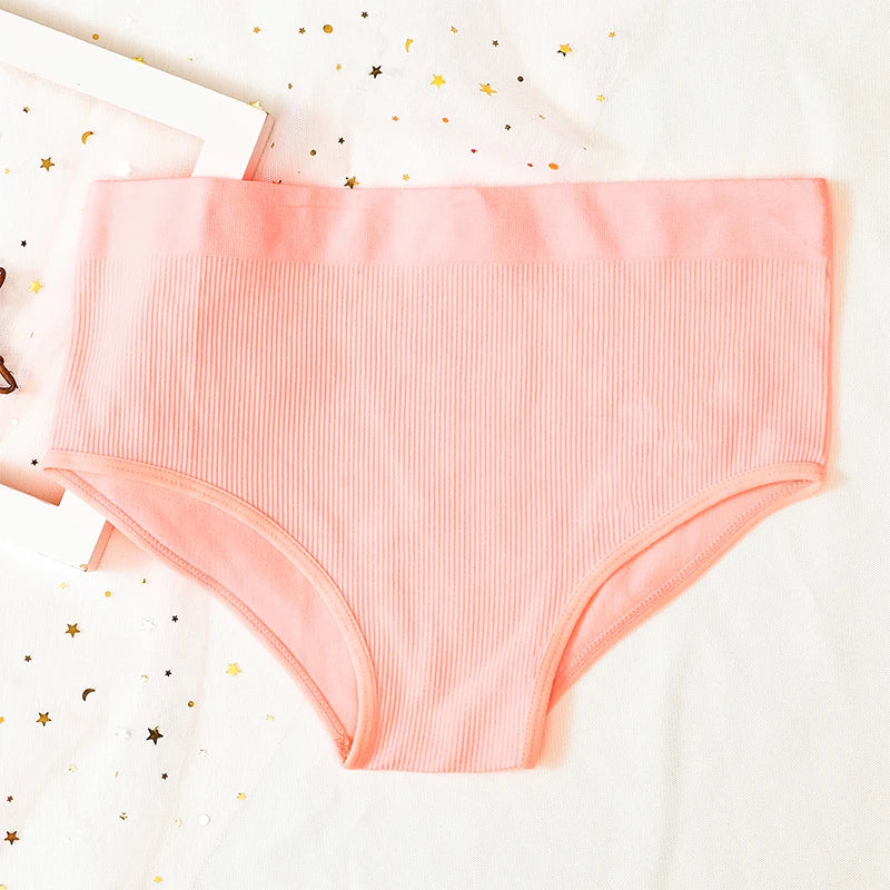 1PC Seamless Panties Women Sexy High Waist Brief Hip Lift Underwear Female Underpants Shaperwear High Rise Panties Lingerie M-XL