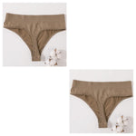 2Pcs/Set Women Panties High Waist Panties Sexy Bodyshaper Thongs Female Underpants Seamless Underwear Sports G-string Intimates