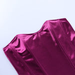 Women’s Sexy Exposed Navel Tube Tops Fashion Solid Color Off-the-shoulder Pullover Strapless Tops Wrap Tops