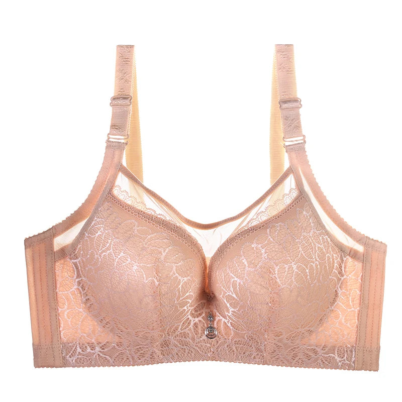 Women sexy lace bra big size Super Push Up bra anti emptied brassiere underwear Intimates lingerie 75 80 85 90 95 100 105 B C D