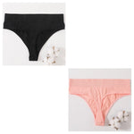 2Pcs/Set Women Panties High Waist Panties Sexy Bodyshaper Thongs Female Underpants Seamless Underwear Sports G-string Intimates